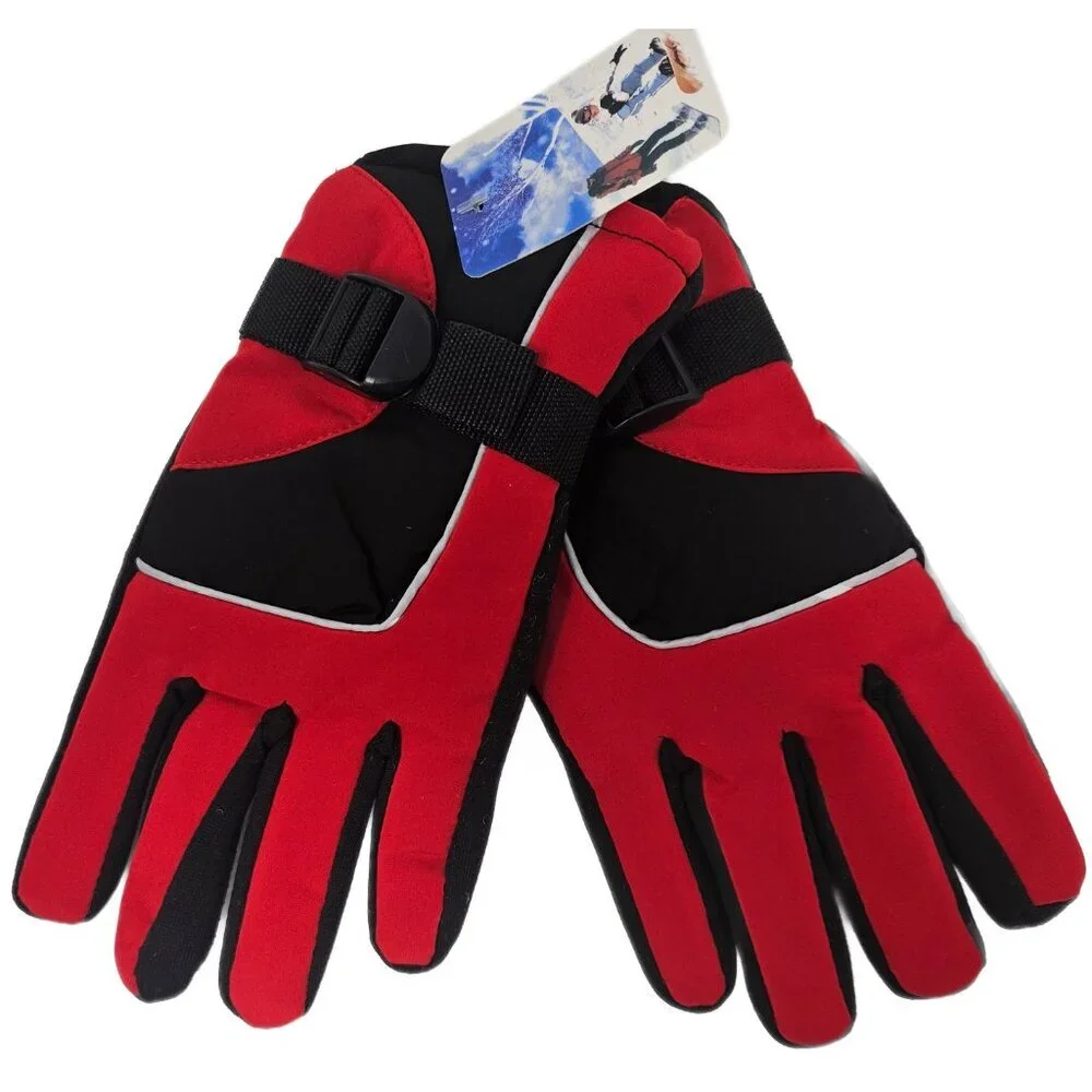 Kids Fleece-Lined Winter Gloves, Various Colors, 9